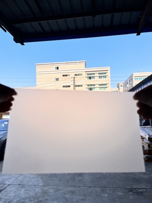Transparent Polyester Matte PET Film Sheet ketahanan cahaya Baik 50m